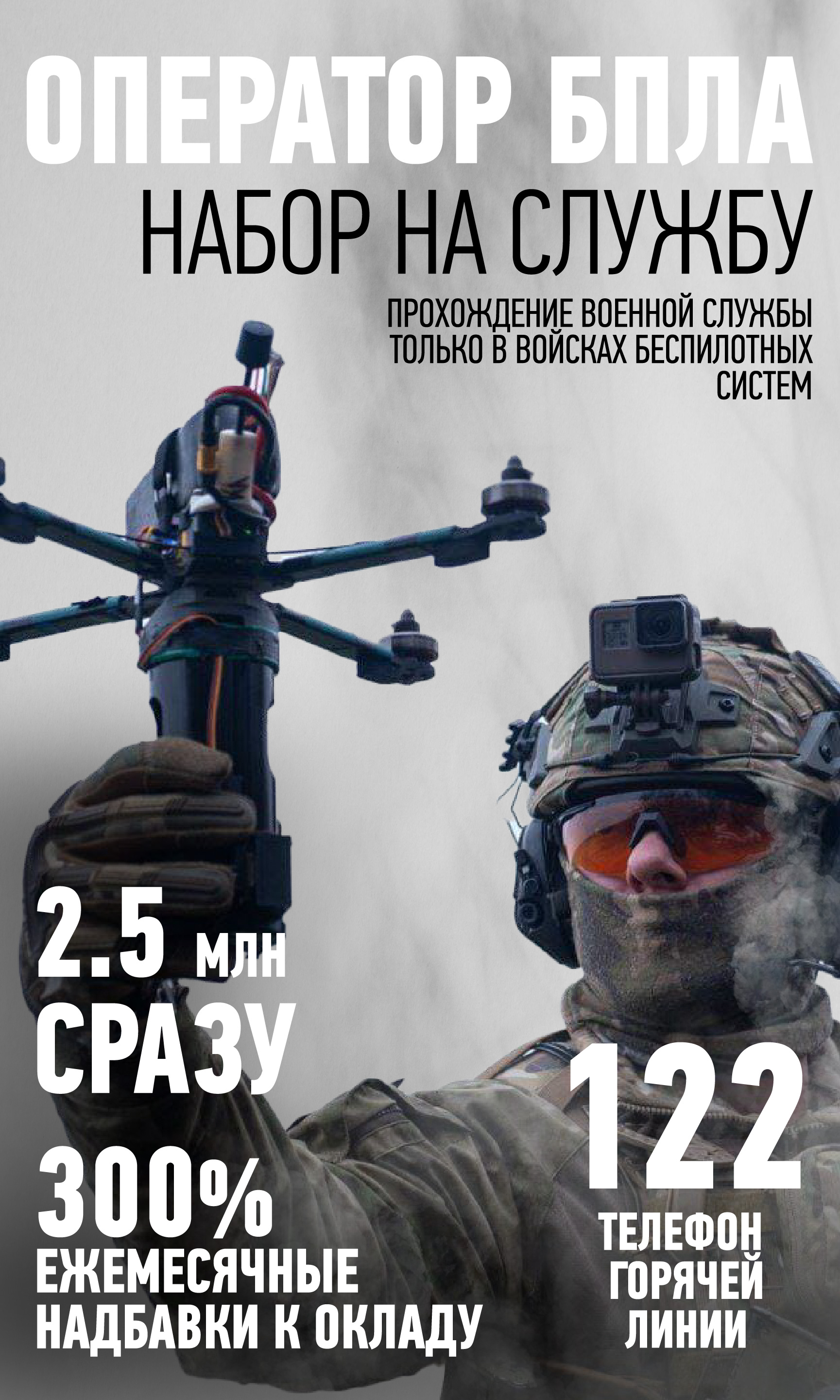 Набор на службу. Оператор БПЛА.